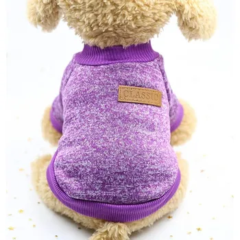 Obleček pro psa Teplé zimní oblečení pro malé psy a kočky - 1,L