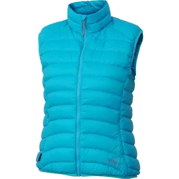 Dámská vesta Dámská ultralehká péřová vesta WARMPEACE SWAN LADY, fresh blue/winter blue - L