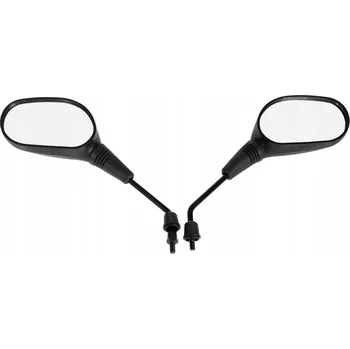 Zrcátko pro motocykl Motocyklová zrcátka Power Force univerzální černá M8, sada 2 ks