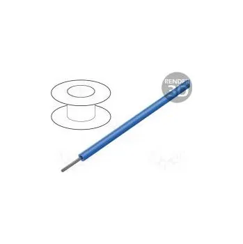 elektrický kabel Vodič HookUp Wire PVC lanko Cu 24AWG modrá PVC 1kV 30,5m