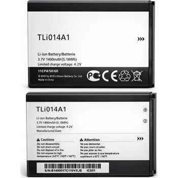 Baterie pro mobilní telefon Baterie pro Alcatel One Touch Fire, Alcatel 1400 mAh