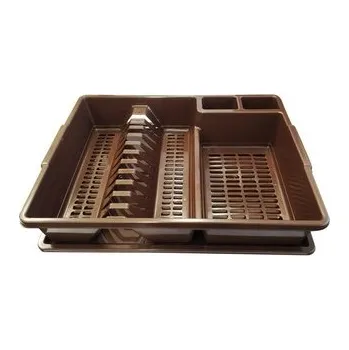 Podlahový mycí stroj Odkapávač KLASIK plast hnědý 35x43x9 cm