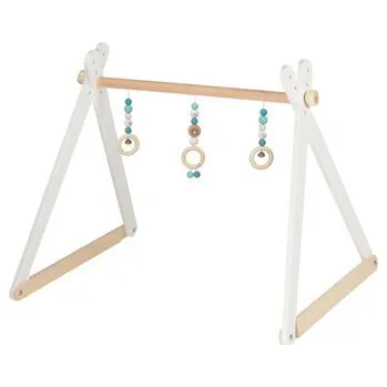 Dřevěná hračka Drewniany stojak edukacyjny Baby Gym miś Goki