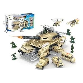 Dětské hřiště Baza wojskowa w czołgu pojazdy żołnierze