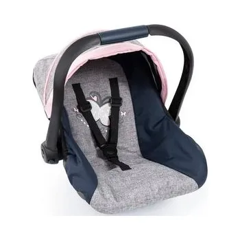 Panenka Siedzonko do samochodu z baldachimem szary