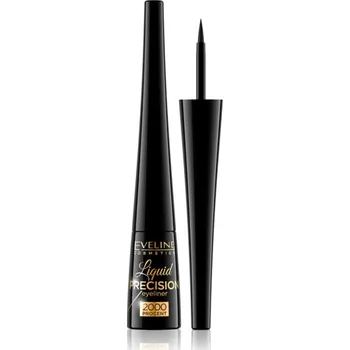 Přípravek na oči Eveline Cosmetics Liquid Precision 2000 Procent linka na oči s matným efektem odstín Black 4 ml
