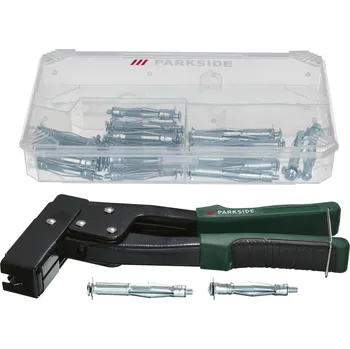 Hmoždinka PARKSIDE® Sada dutinových kovových hmoždinek (montážní sada pro dutinové kovové hmoždinky, 31dílná)
