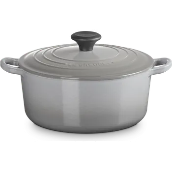 Nádobí Le Creuset, Pekáč Signature kulatý, 24 cm, světle šedý - Formadore