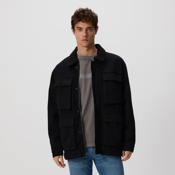 Reserved - Sherpa bunda s límcem - černý - 859EM-99J - 859EM-99J-S