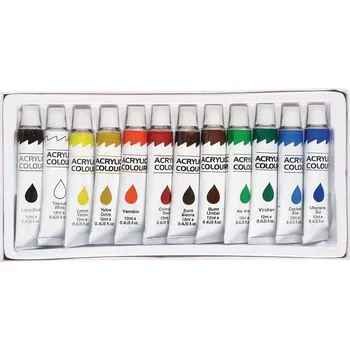 Výtvarná barva Akrylové barvy Centrum 12ks