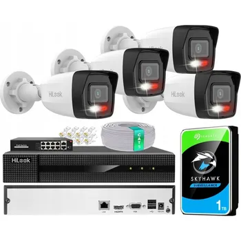 Bezpečnostní kamera Sada pro monitorování Hikvision 2108MH+IPCAM-B4 Hybrid Light KIT HiLook