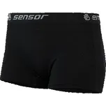 SENSOR MERINO ACTIVE dámské kalhotky s nohavičkou černá