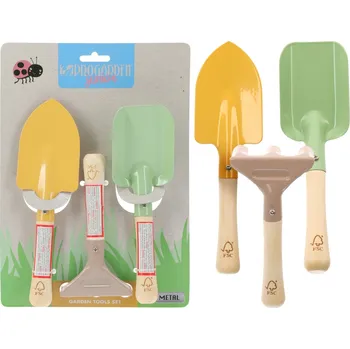 Zahradní dekorace Dětské zahradní nářadí – sada 3 ks