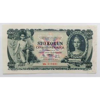 Sběratelství Československo – 100 Korun 1931 S. Ma Specimen
