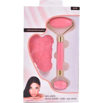Masáž Masážní váleček a deska pro omlazení pleti a odstranění vrásek - Růžová