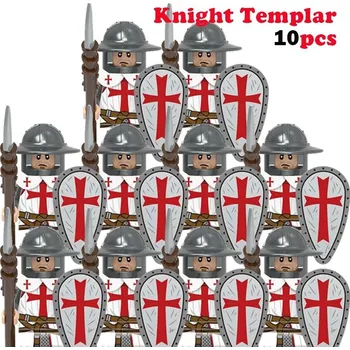 ostatní stavebnice Středověké vojenské stavebnice, římský voják | lego styl figurky a komponenty - XH1772-10pcs
