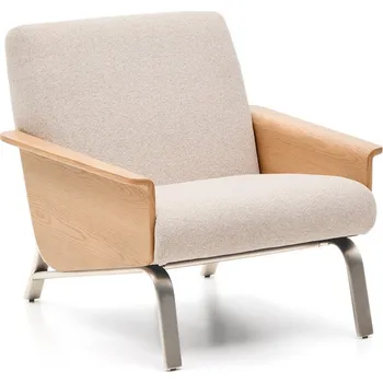 Křeslo Béžové žinylkové křeslo Amsen – Kave Home ID_1827656