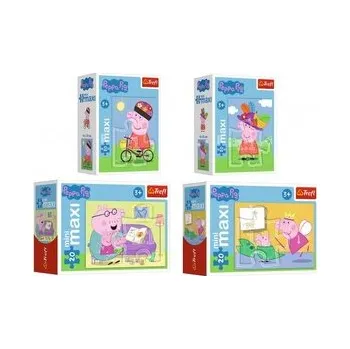 Puzzle Minipuzzle miniMaxi 20 dílků Zábava s Peppou Pig/Peppa pig 11x8x4cm