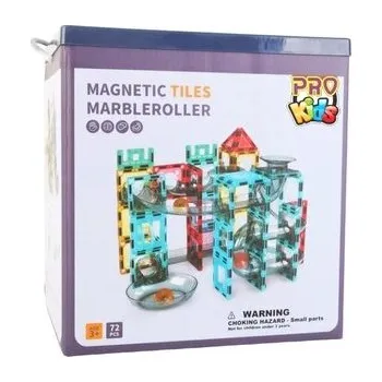 Stavebnice Geomag Klocki magnetyczne tor kulkowy 72el