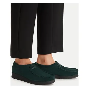 Dámské polobotky Clarks Polobotky WallabeeEVOSh 26184613 Zelená 37_5