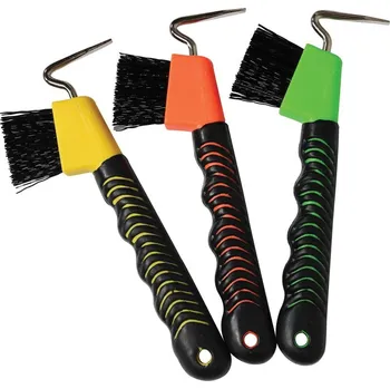 Čištění pro koně Kopytní háček Kentaur -NON SLIP- - Červená