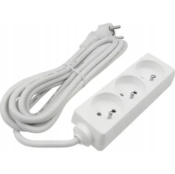 Napájecí kabel Prodlužovací Kabel přívod Ecolight 3 m, 3 ks, bílý