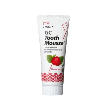 zubní pasta GC Tooth Mousse dentální krém, jahoda, 40 g
