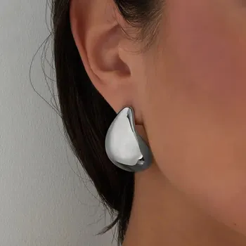 Náušnice Náušnice Kapky elegance z nerezové oceli č. 1550