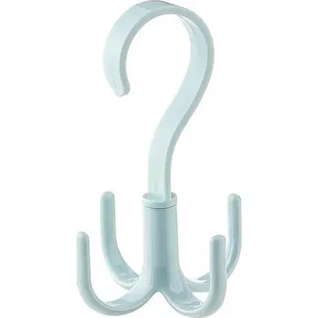 Věšák Úsporný věšák na oblečení | Organizér na kabelky, věšák na boty, věšák na pásky, věšák na šály - Modrá