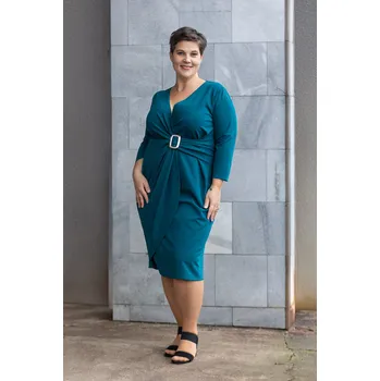 Dámské šaty Bergamo Plesové šaty FANTASY Barva: Petrolejová, Velikost: 48