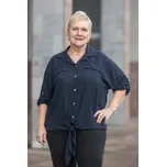 Italy fashion Košile s vázáním WISH Barva: Tmavě modrá, Velikost: UNI: XL-3XL