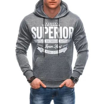 Pánská mikina Men's hoodie Edoti šedá 2665115