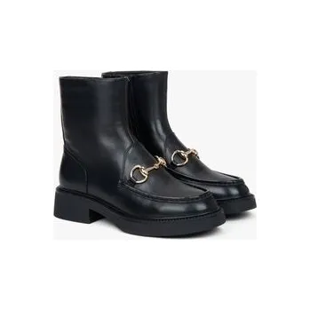 Dámské kozačky Estro Polokozačky ER00118392 Černá 38