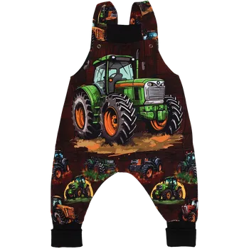 Kojenecké oblečení Rostoucí lacláčky - Traktor zelený Velikost: 92