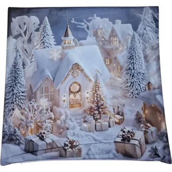 Povlak na polštářek Vánoční povlak na polštář 40x40 - motiv Santa Clause / Mikuláše