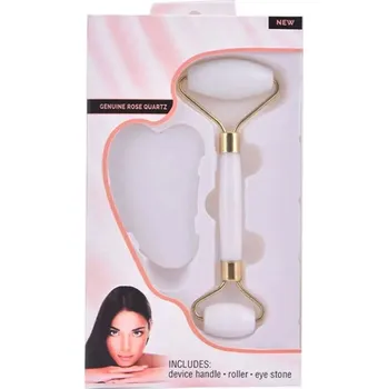 Masáž Masážní váleček a deska pro omlazení pleti a odstranění vrásek - Bílá