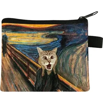 Peněženka Roztomilá mini peněženka s kočičím motivem | dětská peněženka - 19