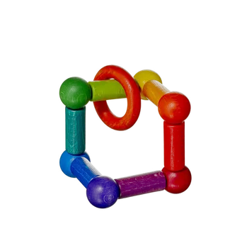 Dřevěná hračka Better Brands Kugel dřevěná hračka s kroužkem