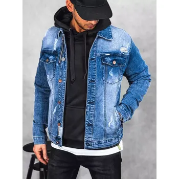 Pánská móda Pánská bunda DStreet Denim DStreet černá | modrá | světle modrá 3264732
