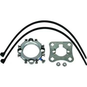 Hromosvod Upevňovací sada Al/NIRO pro podpůrnou trubku D 50mm pro čtyři vodiče HVI-light