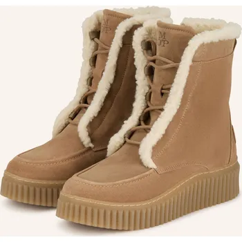 Dámská obuv Marc O'polo Dámské Boty S Plochou Podrážkou, velbloudí /...