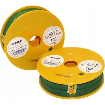 elektrický kabel Vodič LGY/H05V-K 0,50 mm2 100 m Zeleno-Fialový