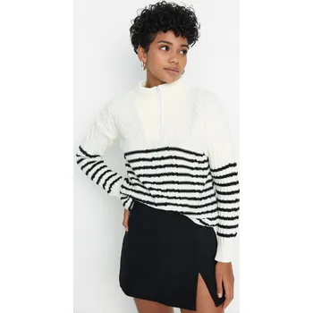 Dámský svetr Dámský svetr Trendyol Ecru Trendyol bílá 1634530