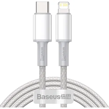 Síťový kabel USB-C na Lightning Baseus High Density Braided Cable, 20W, PD, 2m