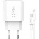 Rychlonabíječka Foneng 1x USB EU40 + kabel USB C na Lightning