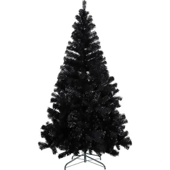 Vánoční stromek Umělý vánoční stromek černý 180 cm