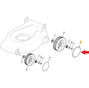 Poklice na kolo Poklice zadního kola - žlutá