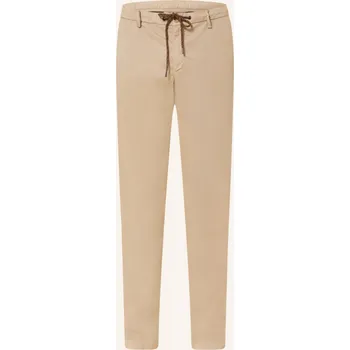 Pánské kalhoty Alberto Pánské Chino Kalhoty Jump Slim Fit, béžová, 36