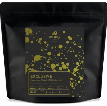 Káva Mohaji Káva Exclusive Espresso Blend Způsob přípravy: Zrnková, Velikost balení: 150 g