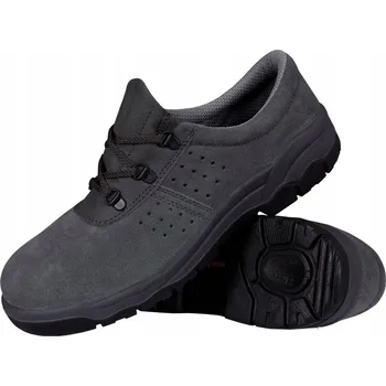 Pracovní obuv Pracovní polobotky prodyšné kožené S1 SRC velikost 44